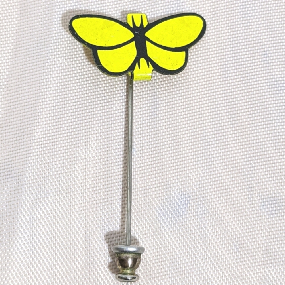 Vintage 40's Occupied Japan Butterfly Stick Pin